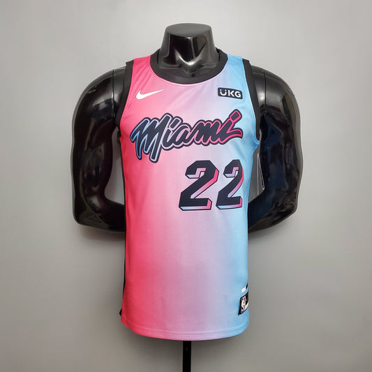 Miami Heat "City Edition" Degradado Celeste Rosa