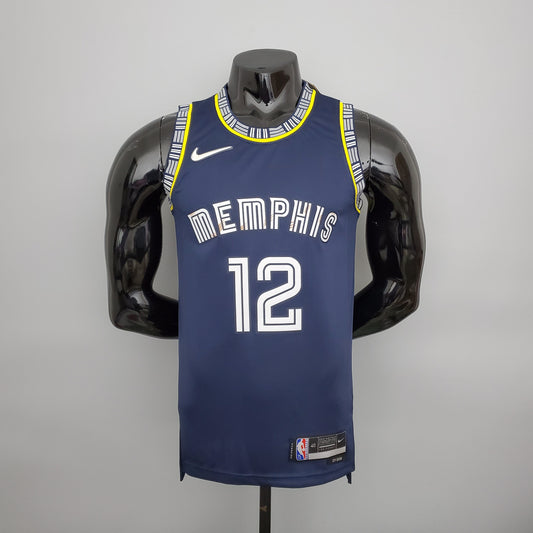 Memphis Grizzlies 2022 Azul Marino "City Edition" Ja Morant