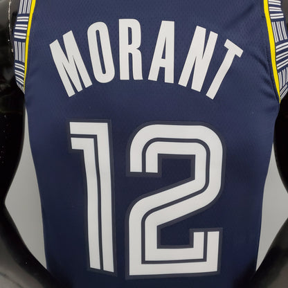 Memphis Grizzlies 2022 Azul Marino "City Edition" Ja Morant