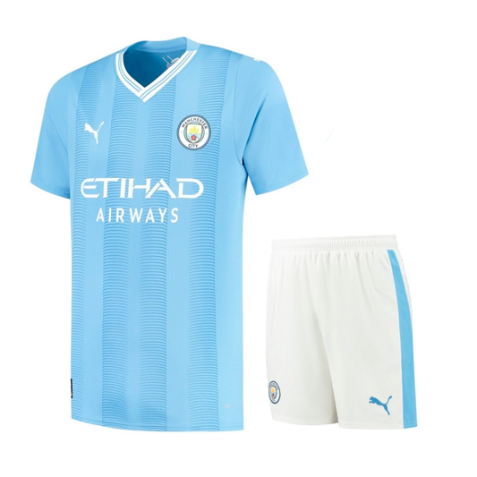 Manchester City Local Kit Adulto 2023/24 Versión Fan