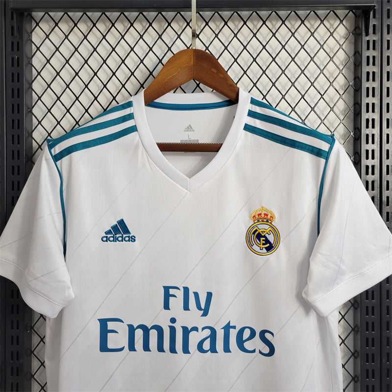 Real Madrid Local Retro 2017/18 Versión Fan