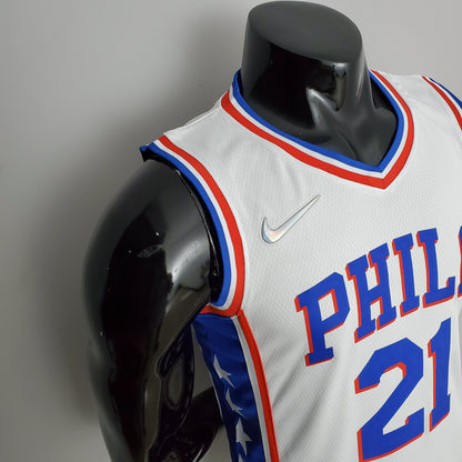 NBA 75 Aniversario Philadelphia 76ers Blanca