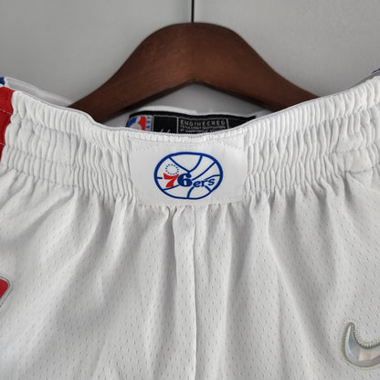 Philadelphia 76ers NBA Shorts Blancos