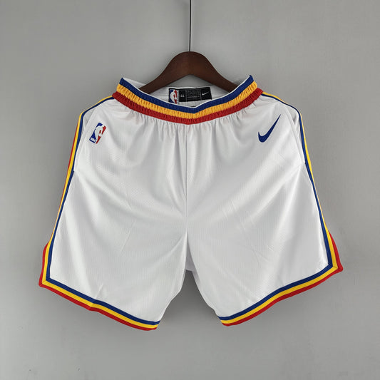 Golden State Warriors Shorts Líneas Tricolor