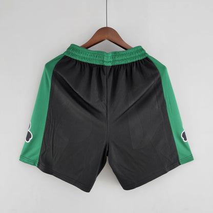 Boston Celtics Shorts Negro Verde